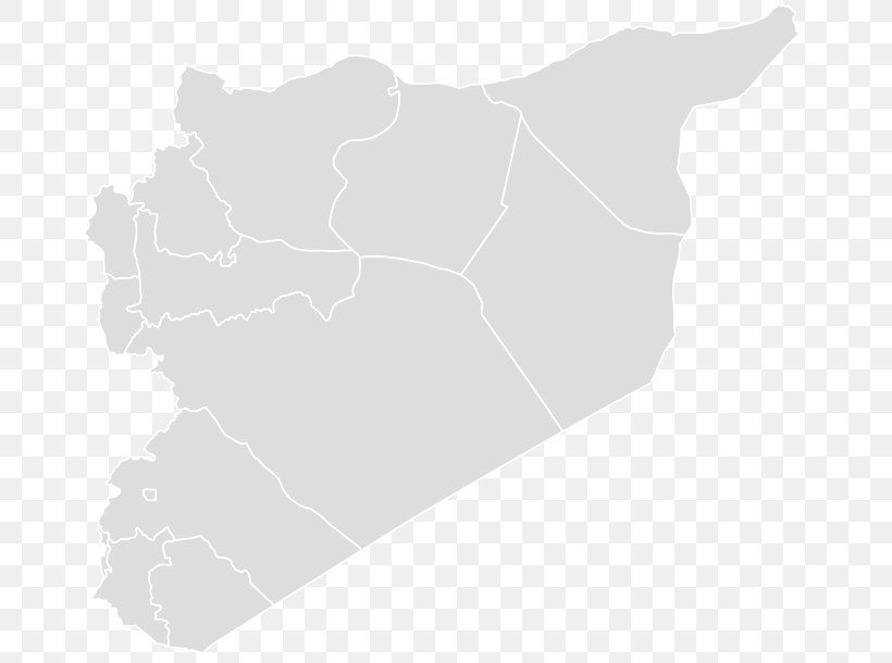 Syria Blank Map Ghouta United Arab Republic, PNG, 670x610px, Syria, Black, Black And White, Blank Map, Can Stock Photo Download Free