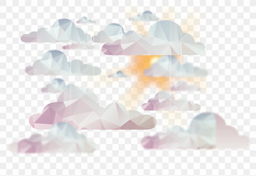 Abstract Cloud Sky Background Vector, PNG, 6438x4415px, Cloud, Abstract Art, Abstraction, Geometry, Lavender Download Free
