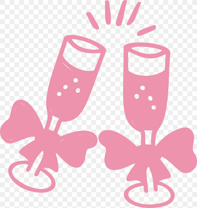 Champagne Party Celebration, PNG, 2838x3000px, Champagne, Cartoon, Celebration, Flower, Glass Download Free