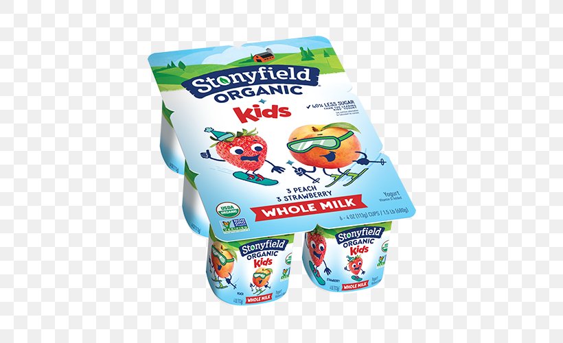 Organic Food Milk Smoothie Stonyfield Farm, Inc. Yoghurt, PNG, 500x500px, Organic Food, Bifidobacterium, Bifidobacterium Animalis, Child, Convenience Food Download Free