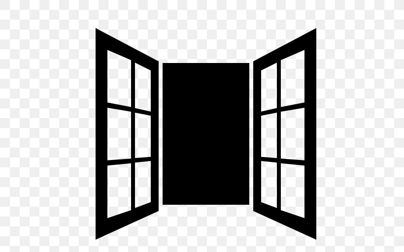 Window, PNG, 512x512px, Window, Area, Black, Black And White, Building Download Free