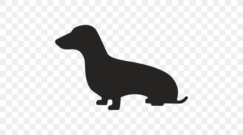 Dachshund Dog Breed Car Paper Puppy, PNG, 458x458px, Dachshund, Beak, Black And White, Bumper Sticker, Car Download Free