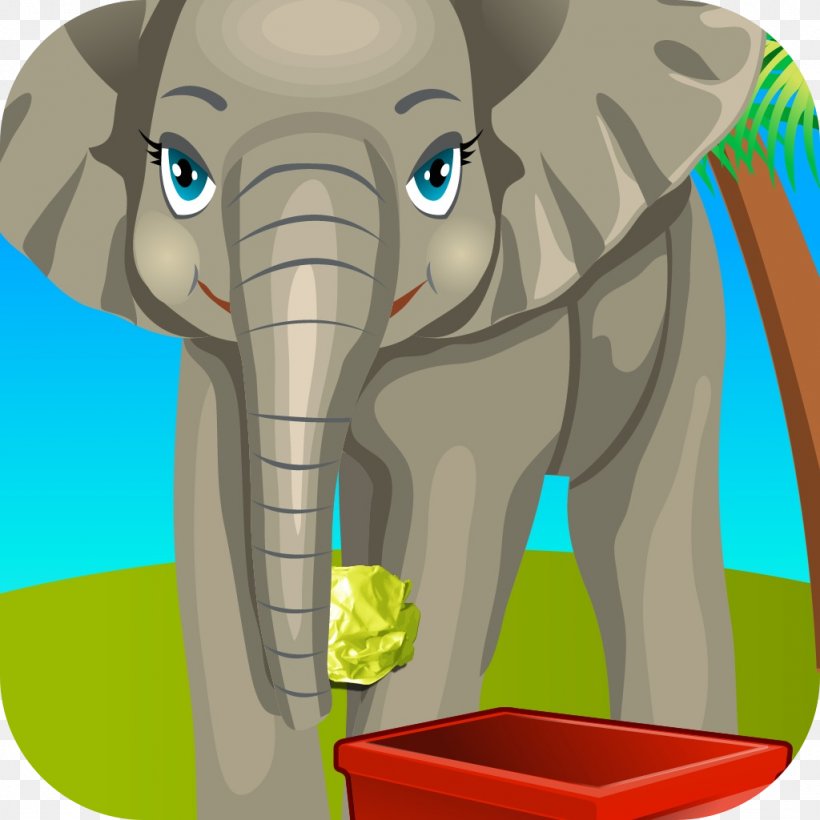 Elephant Surfer Dog Animals Clip Art, PNG, 1024x1024px, Elephant, African Elephant, Android, Animal, Animals Download Free