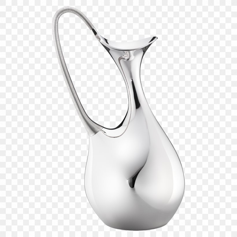 Silver Jug Georg Jensen A/S Glass, PNG, 1200x1200px, Silver, Barware, Bowl, Carafe, Drinkware Download Free
