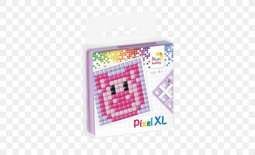 Fun Pack Pixel XL Dog PixelHobby B.V. Domestic Pig, PNG, 500x500px, Dog, Domestic Pig, Drawing, Hobby, Magenta Download Free