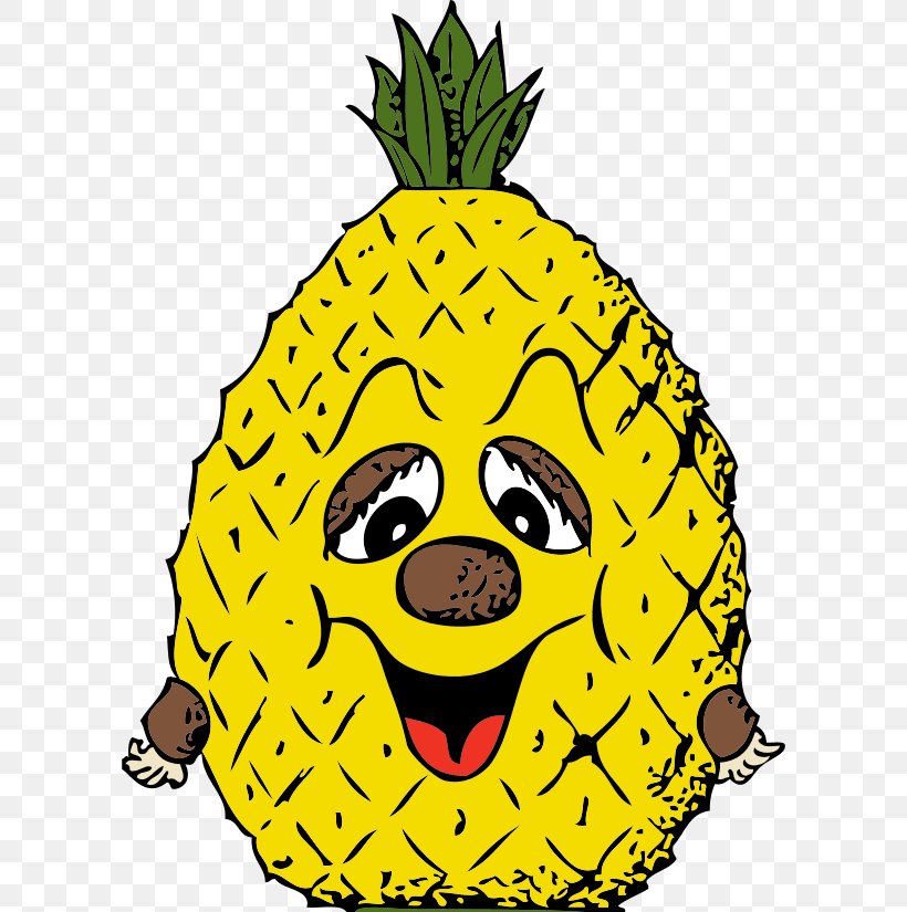 Pineapple Cartoon Fruit Clip Art, PNG, 600x825px, Pineapple, Ananas, Artwork, Cartoon, Flowering Plant Download Free