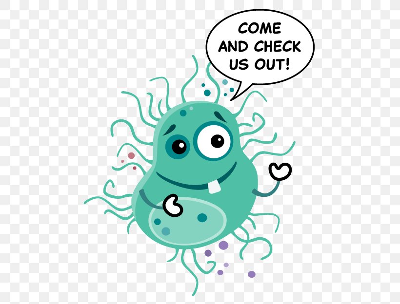 Bacteria Clip Art Microorganism Euclidean Vector Human Anatomy, PNG, 507x624px, Watercolor, Cartoon, Flower, Frame, Heart Download Free