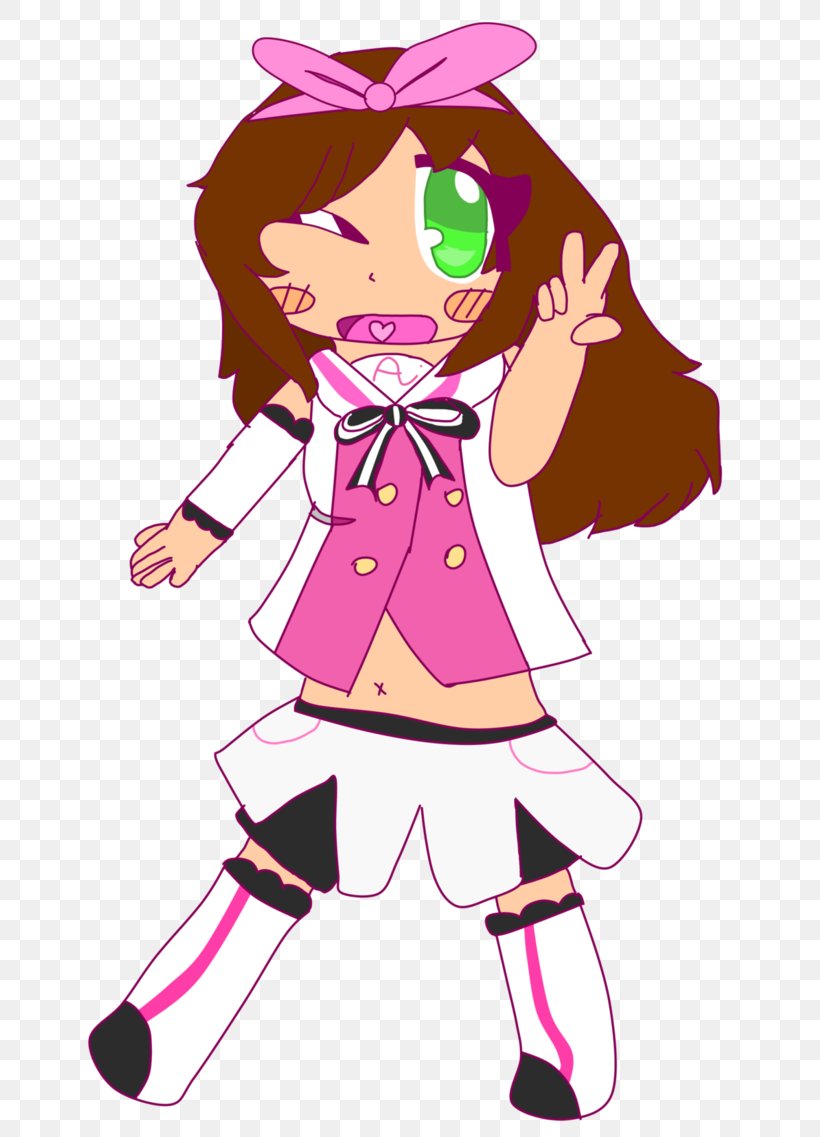 Cartoon Kizuna AI Clip Art, PNG, 703x1137px, Watercolor, Cartoon, Flower, Frame, Heart Download Free