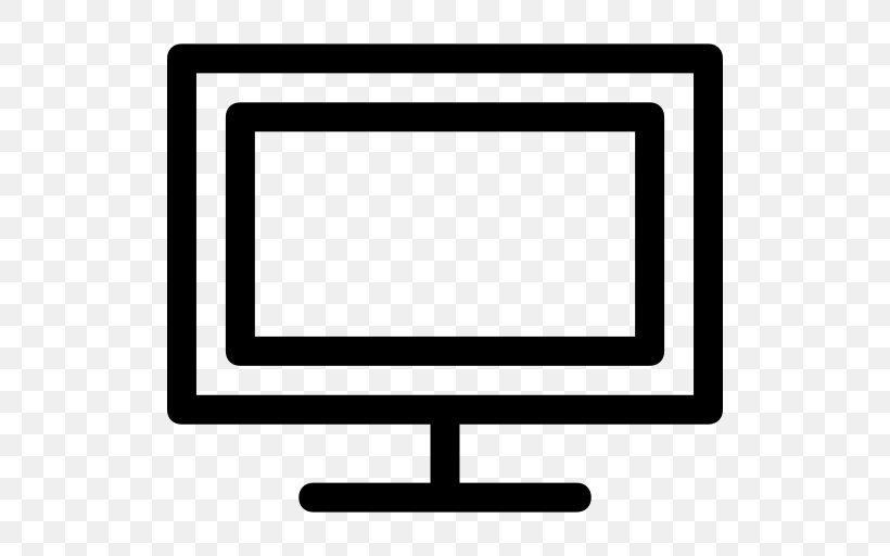 Computer Monitors Clip Art, PNG, 512x512px, Computer Monitors, Area, Black And White, Brand, Computer Download Free