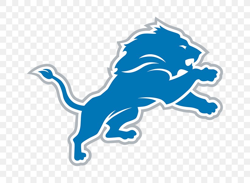 Detroit Lions NFL Ford Field New York Giants Dallas Cowboys, PNG, 800x600px, Detroit Lions, American Football, Area, Blue, Carnivoran Download Free