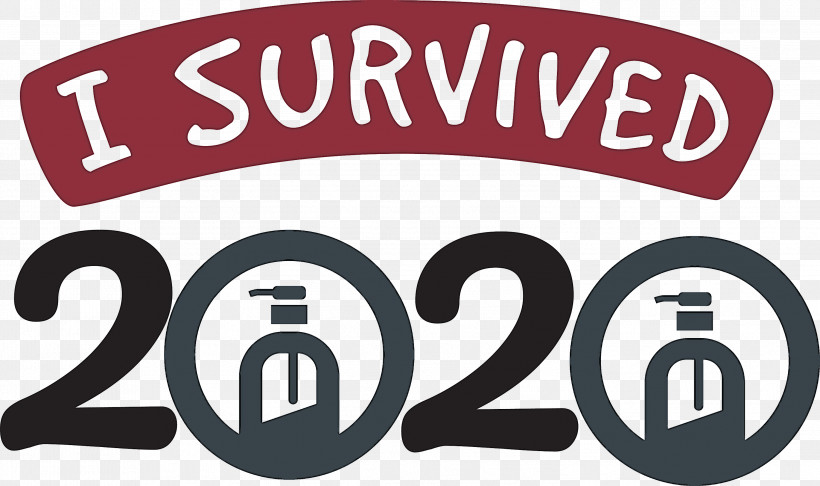 I Survived I Survived 2020 Year, PNG, 2999x1780px, I Survived, Line, Logo, M, Number Download Free