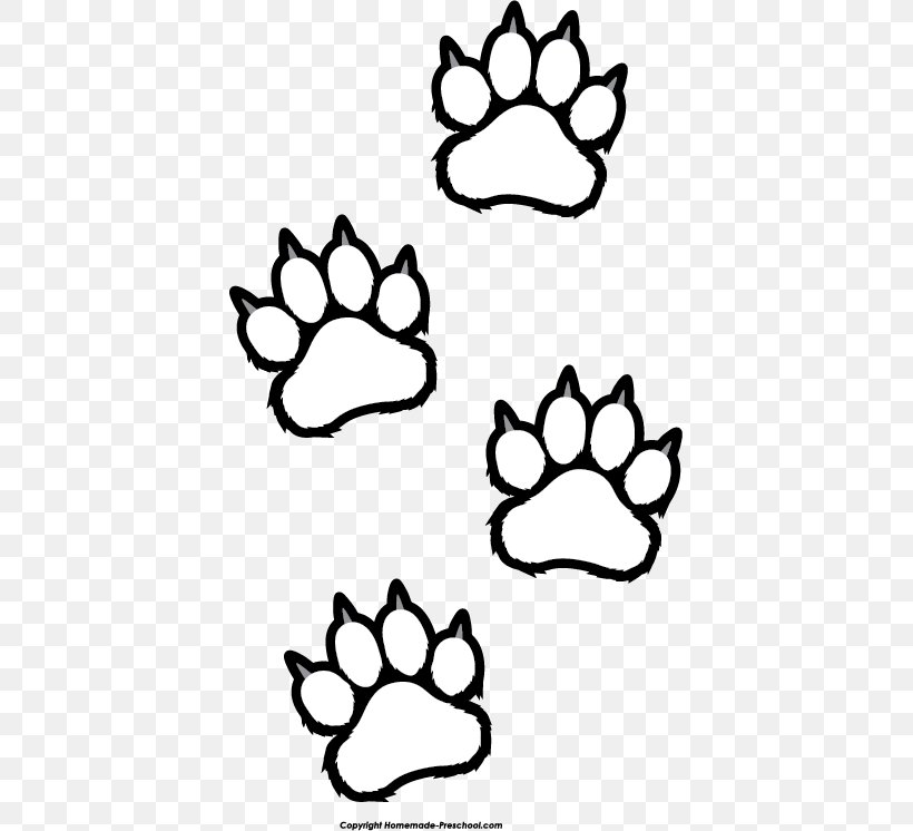 Paw Cat Clemson University Bengal Tiger Clip Art, PNG, 407x746px, Paw, Area, Bengal Tiger, Black, Black And White Download Free