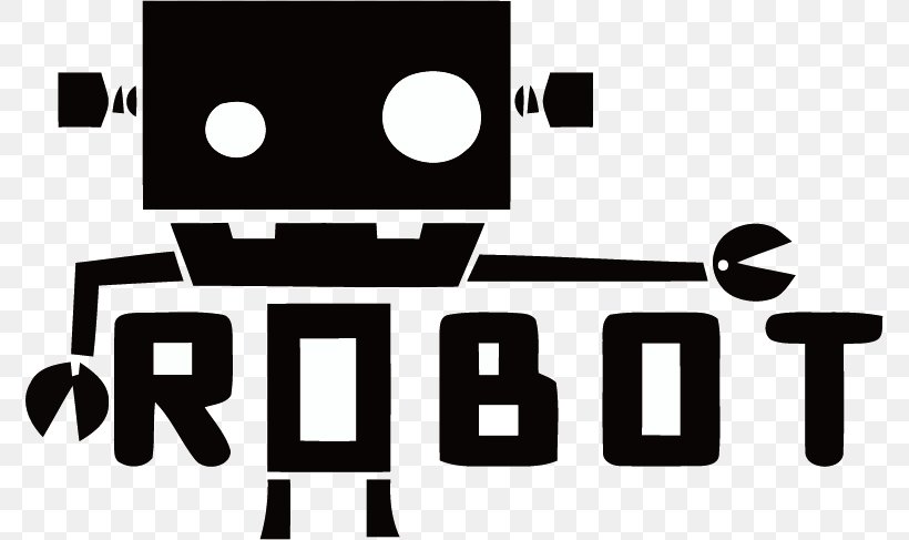 Robotics Logo, PNG, 774x487px, Logo, Aibo, Android, Black, Black And White Download Free