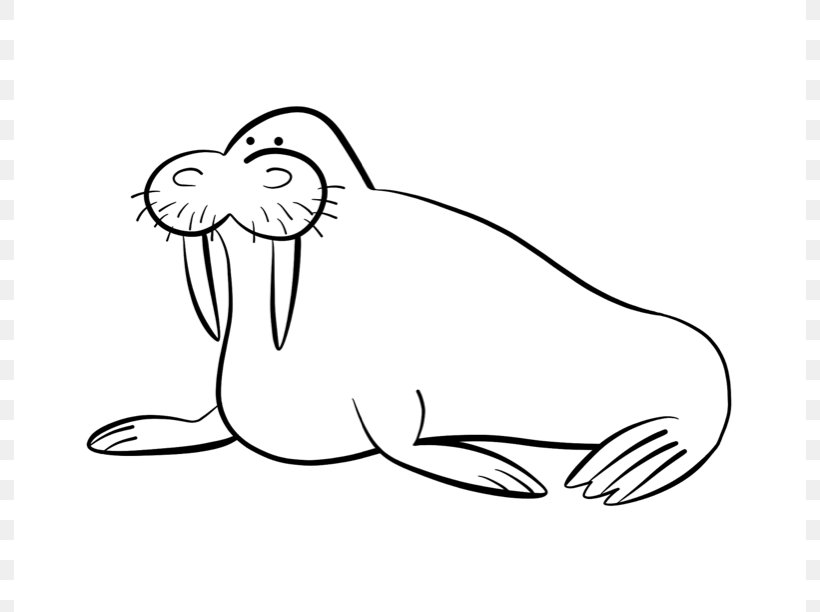 Wally Walrus Coloring Book Cuteness Clip Art, PNG, 792x612px, Walrus, Adult, Animal, Art, Artwork Download Free