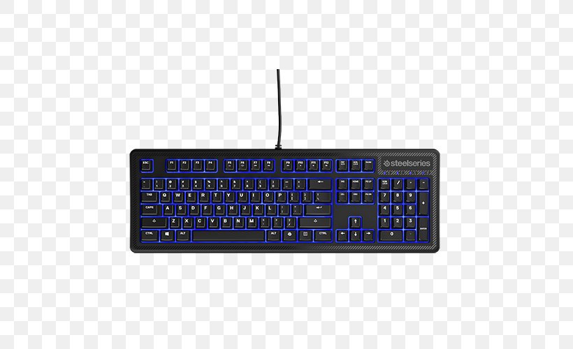 Computer Keyboard Computer Mouse SteelSeries Apex 100 Membrane Keyboard Apex M500, Keyboard Adapter/Cable, PNG, 500x500px, Computer Keyboard, Apex M500 Keyboard Adaptercable, Computer Component, Computer Mouse, Display Device Download Free