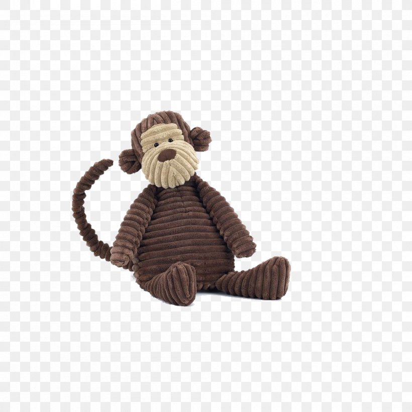 Monkey Stuffed Toy Child Plush, PNG, 1000x1000px, Monkey, Amazoncom, Child, Doll, Elephant Download Free
