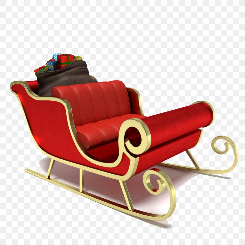 Santa Clauss Reindeer Santa Clauss Reindeer Sled Stock Photography, PNG, 1200x1200px, 3d Computer Graphics, Santa Claus, Chair, Christmas, Christmas Gift Download Free
