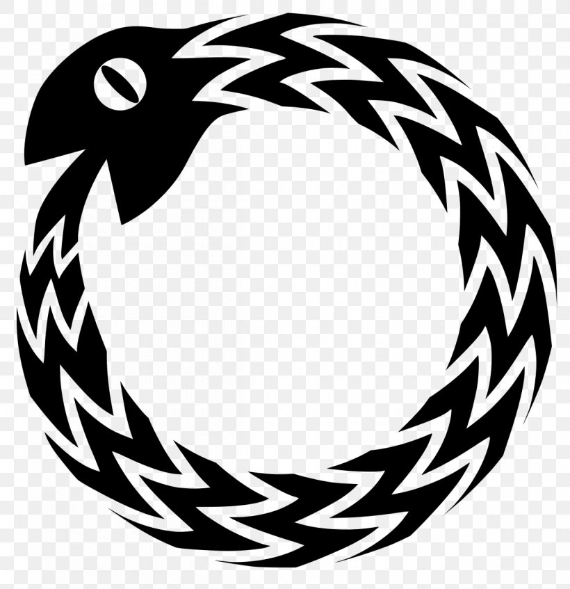 Snake Religious Symbol Ouroboros Peace Symbols, PNG, 1200x1240px, Snake, Beak, Black And White, Dragon, Eternal Return Download Free
