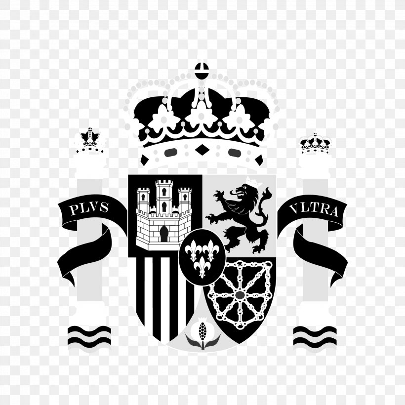 Spain Stock Illustration Royalty-free Image, PNG, 2056x2056px, Spain, Black, Black And White, Brand, Coat Of Arms Of Spain Download Free