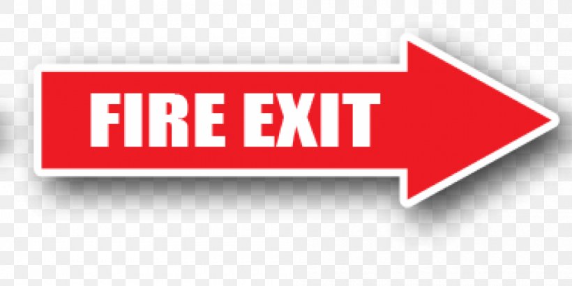 Arrow Emergency Exit Exit Sign Signage, PNG, 1000x501px, Emergency Exit, Area, Banner, Brand, Exit Sign Download Free