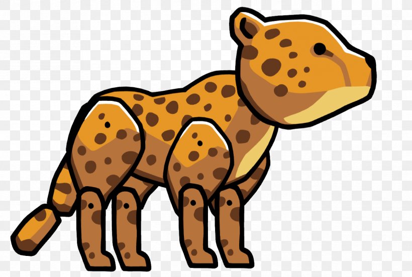 Scribblenauts Remix Scribblenauts Unlimited Cheetah Cougar, PNG, 1268x854px, Scribblenauts, Animal, Animal Figure, Artwork, Big Cat Download Free