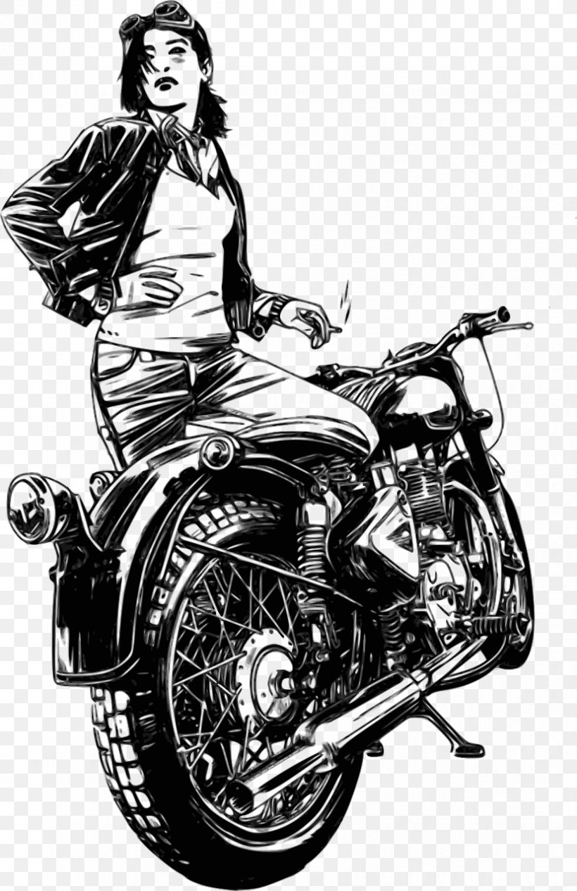 T-shirt Motorcycle Scooter Clip Art, PNG, 828x1280px, Tshirt, Automotive Design, Black And White, Cafe Racer, Chopper Download Free