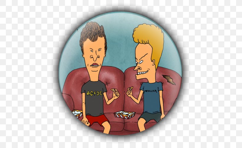 Butt-head Beavis MTV Animated Series Television Show, PNG, 500x500px, Watercolor, Cartoon, Flower, Frame, Heart Download Free