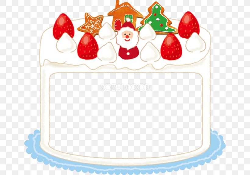 Christmas Cake Cream Marzipan Torte Santa Claus, PNG, 660x575px, Christmas Cake, Biscuits, Cake, Chocolate, Christmas Download Free