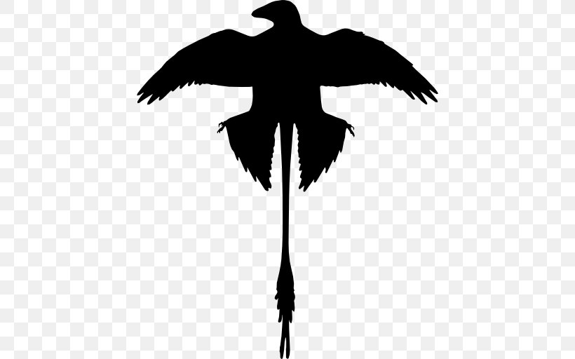 Microraptor Bird Anchiornis Dinosaur Feather, PNG, 512x512px, Microraptor, Anchiornis, Beak, Bird, Black And White Download Free