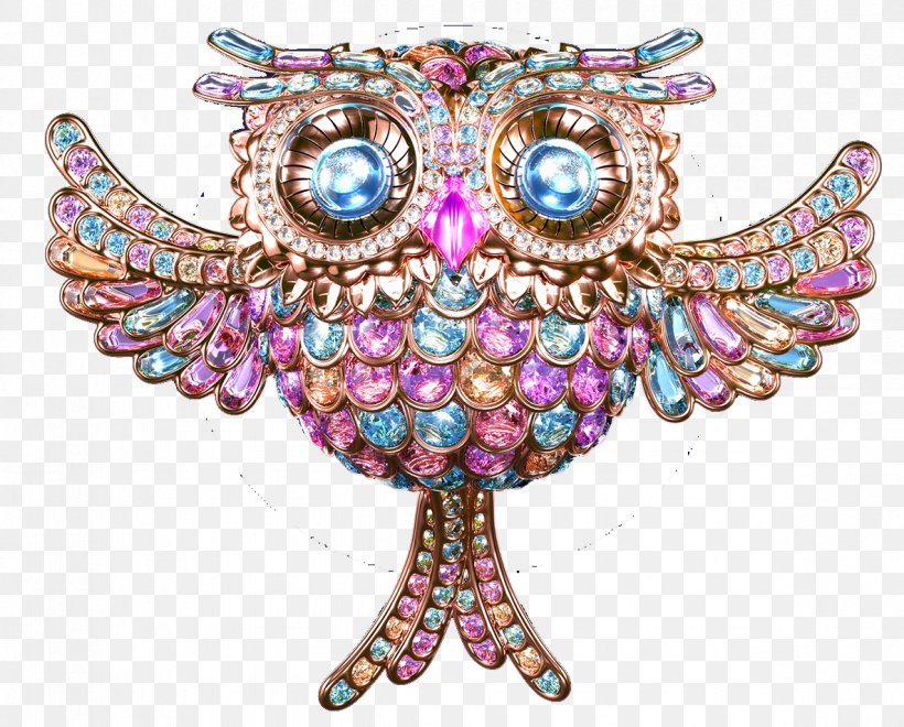 Owl Diamond Clip Art, PNG, 1184x953px, Owl, Bird, Bird Of Prey, Brooch, Designer Download Free