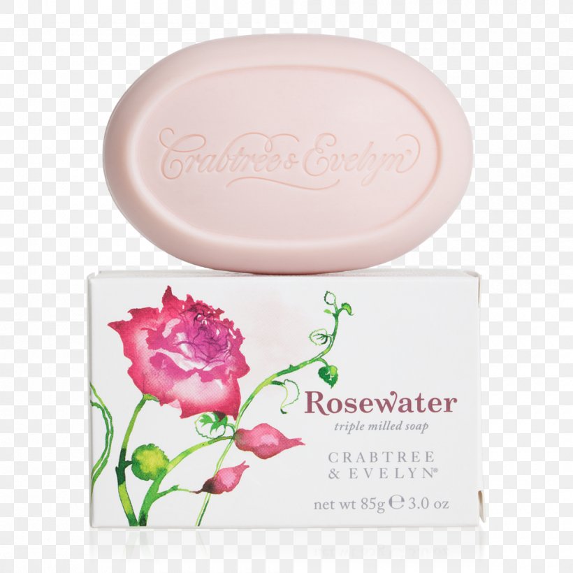 Soap Crabtree & Evelyn Rose Water Perfume, PNG, 1000x1000px, Soap, Cosmetics, Crabtree Evelyn, Cream, Eau De Toilette Download Free