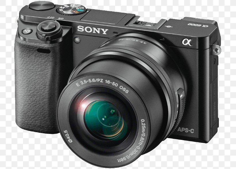 Sony α6000 Canon EF 50mm Lens Sony E PZ 16-50mm F/3.5-5.6 OSS Mirrorless Interchangeable-lens Camera, PNG, 786x587px, Canon Ef 50mm Lens, Autofocus, Camera, Camera Accessory, Camera Lens Download Free