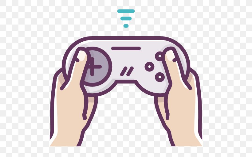 Video Game Game Controllers Gamepad Clip Art, PNG, 512x512px, Watercolor, Cartoon, Flower, Frame, Heart Download Free
