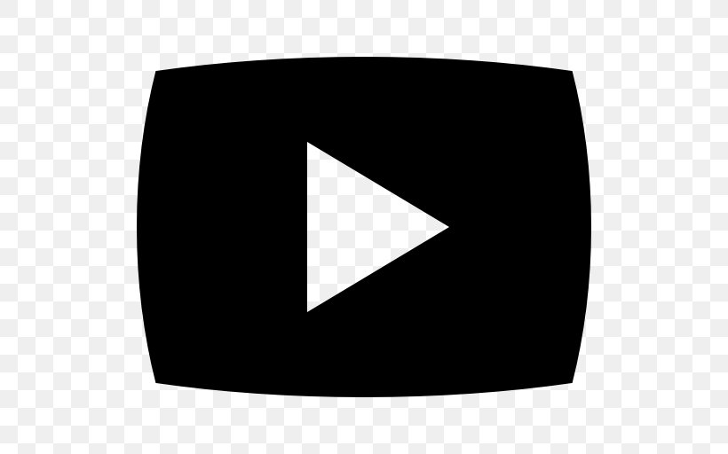 YouTube Logo, PNG, 512x512px, Youtube, Area, Black, Black And White, Brand Download Free