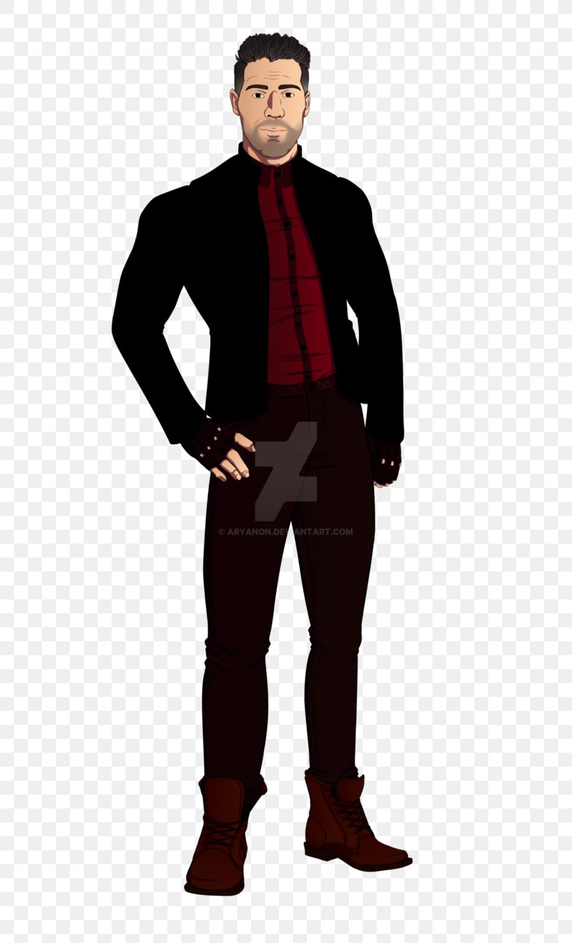 Character Tuxedo Shoulder Maroon Facial Hair, PNG, 590x1353px, Character, Cartoon, Clothing, Costume, Facial Hair Download Free