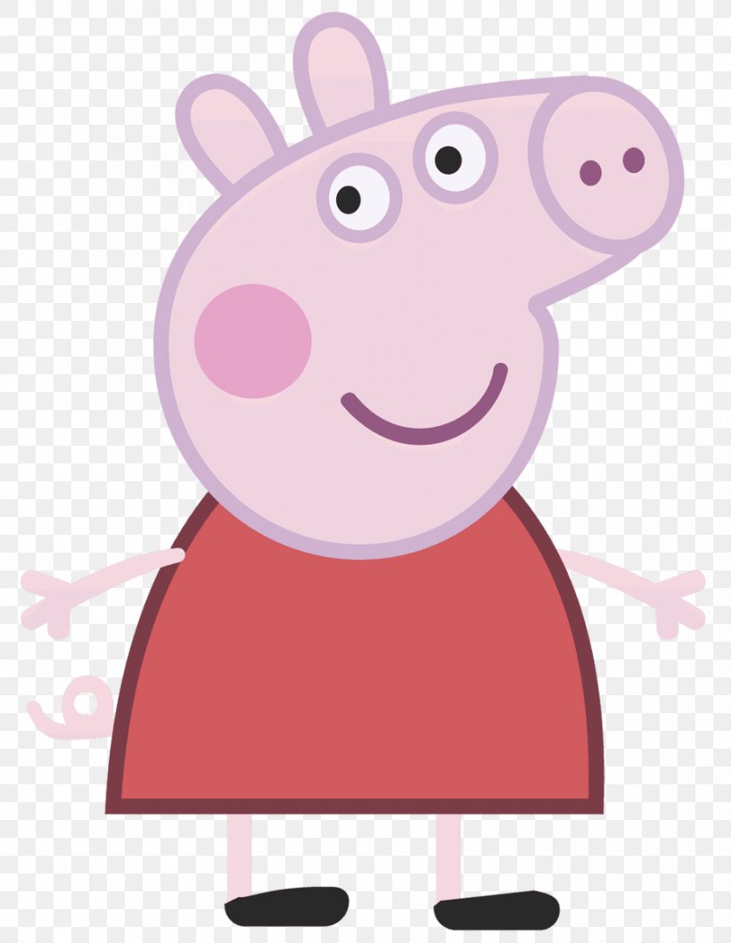 Daddy Pig George Pig Clip Art, PNG, 900x1162px, Watercolor, Cartoon, Flower, Frame, Heart Download Free