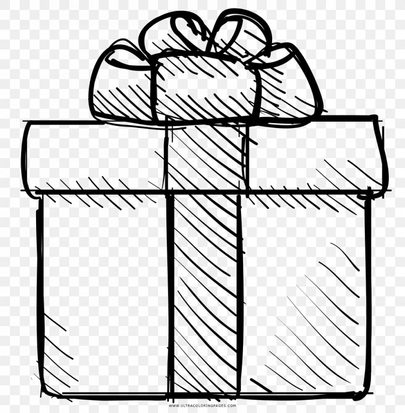 Gift Drawing Birthday Christmas Suzuki GS750, PNG, 1000x1020px, Gift, Area, Artwork, Birthday, Black And White Download Free