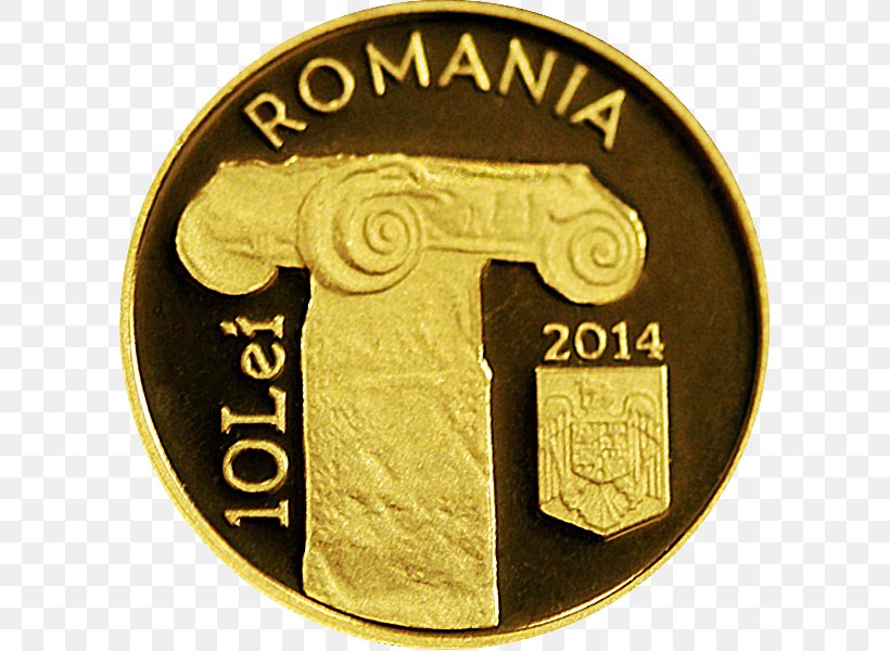 Gold Coin Gold Coin National Bank Of Romania Numismatics, PNG, 600x600px, Coin, Bullion, Cash, Coins Of The Romanian Leu, Currency Download Free