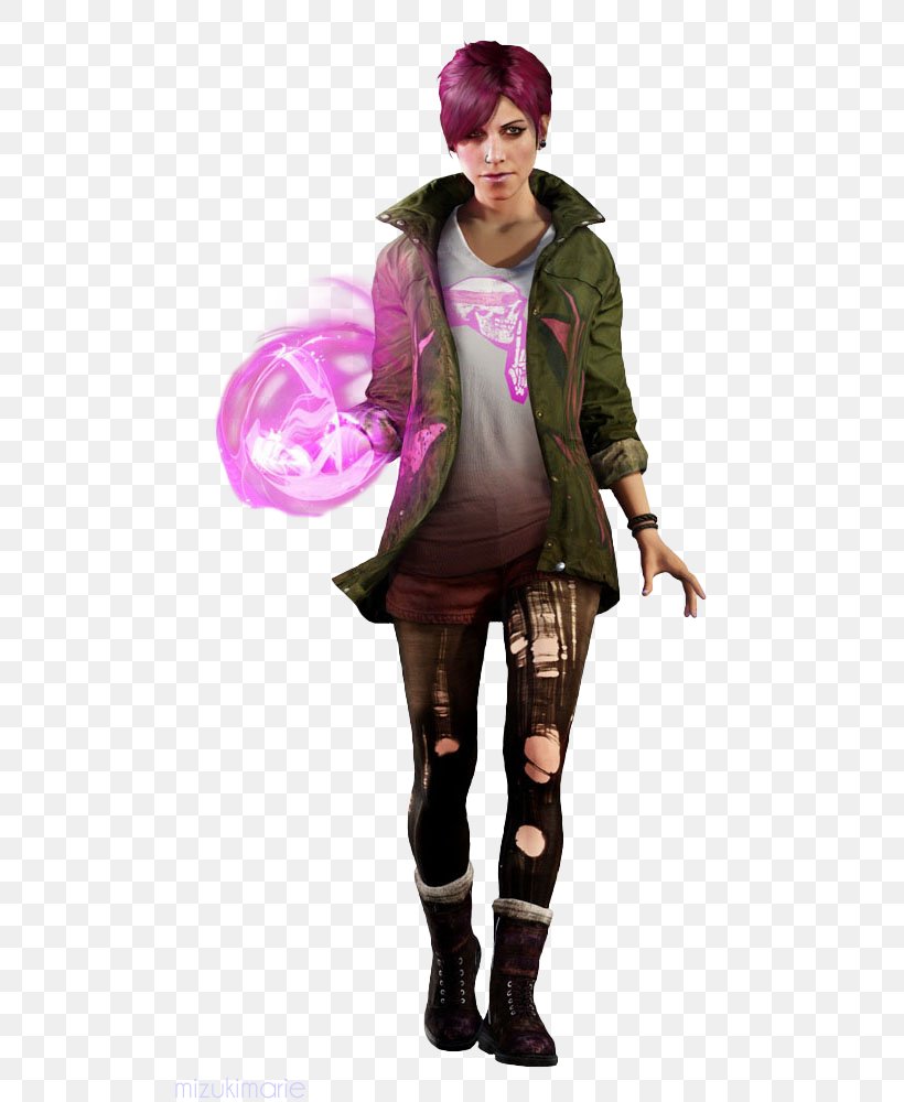 Infamous Second Son Infamous First Light PlayStation 4 Infamous 2, PNG, 508x1000px, Infamous Second Son, Character, Clothing, Cole Macgrath, Costume Download Free
