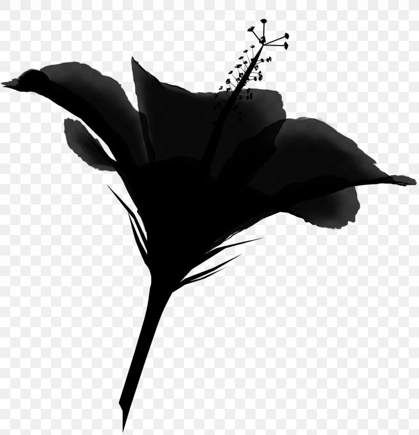 Leaf Silhouette Flower, PNG, 1435x1490px, Leaf, Blackandwhite, Feather, Flower, Plant Download Free