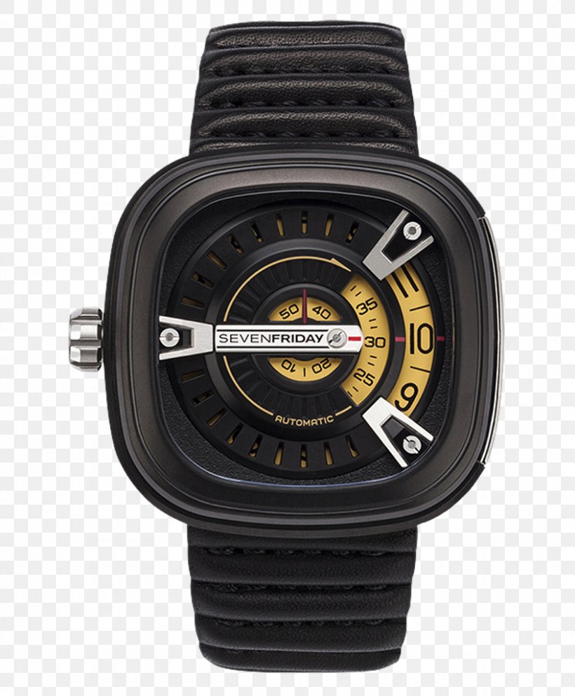 Sevenfriday M2/02 Automatic Watch Industrial Revolution, PNG, 845x1024px, Sevenfriday, Automatic Watch, Bracelet, Brand, Dial Download Free