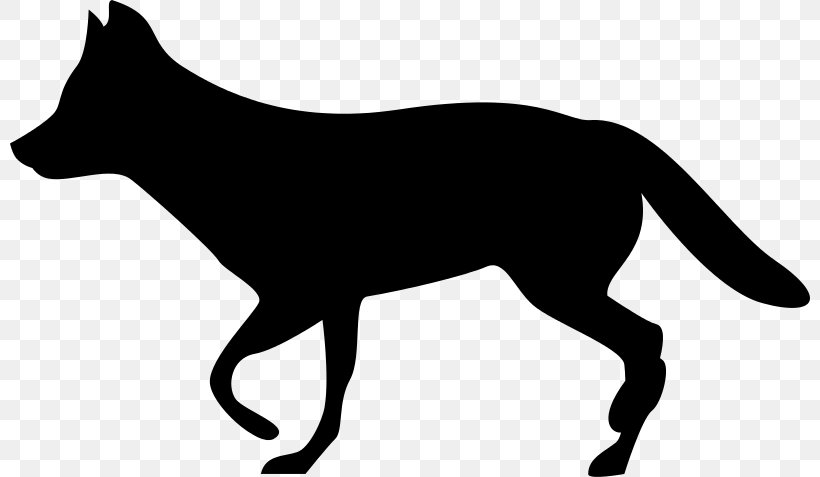 Dog Coyote Whiskers Clip Art, PNG, 800x477px, Dog, Black, Black And White, Canis, Carnivoran Download Free