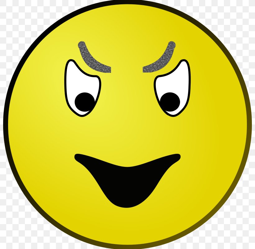 Smiley Evil Clip Art, PNG, 800x800px, Smiley, Cartoon, Devil, Emoticon, Evil Download Free