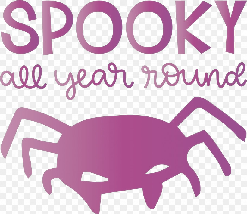 Spooky Halloween, PNG, 3000x2602px, Spooky, Biology, Cartoon, Geometry, Halloween Download Free