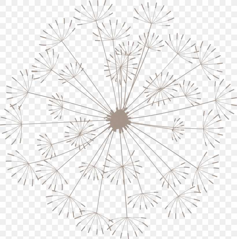 Dandelion, PNG, 2966x3000px, Dandelion, Abstract Art, Calligraphy, Cartoon, Drawing Download Free