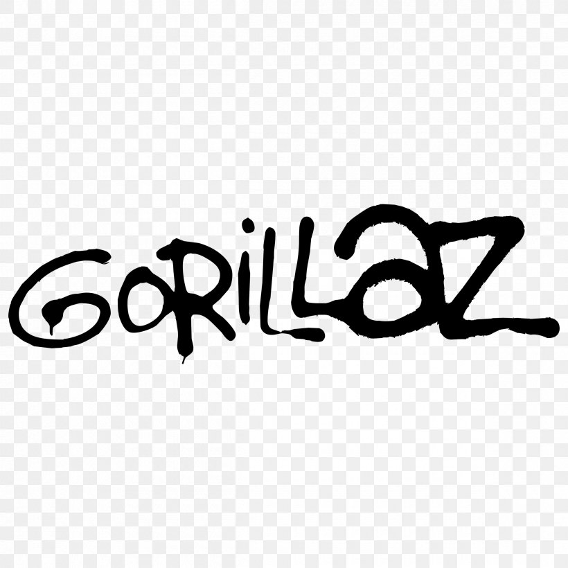 Gorillaz Logo Art Decal, PNG, 2400x2400px, Watercolor, Cartoon, Flower, Frame, Heart Download Free