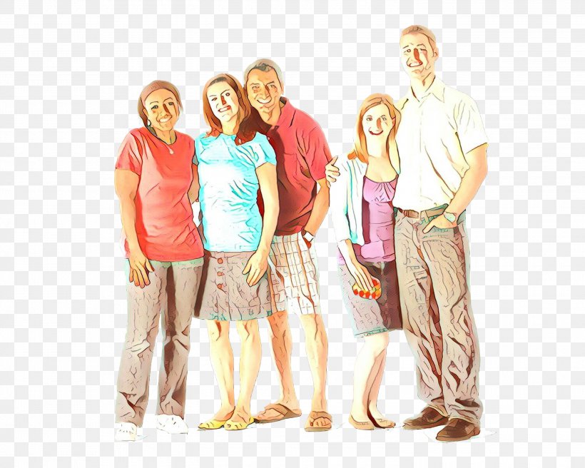 T-shirt Human Behavior Social Group Shoulder, PNG, 3000x2400px, Tshirt, Behavior, Family, Family Taking Photos Together, Fun Download Free