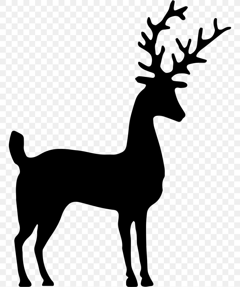 Book Silhouette, PNG, 760x981px, Deer, Antelope, Antler, Blackandwhite, Coloring Book Download Free