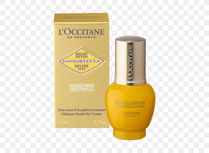 L'Occitane En Provence L'Occitane Immortelle Divine Cream L'Occitane Divine Eyes L'Occitane Divine Youth Oil, PNG, 600x600px, Cream, Antiaging Cream, Cosmetics, Eye, Face Download Free