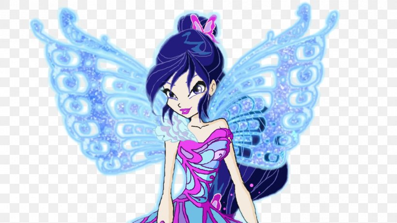 Musa Fairy Bloom Sirenix Butterflix, PNG, 1191x670px, Watercolor, Cartoon, Flower, Frame, Heart Download Free